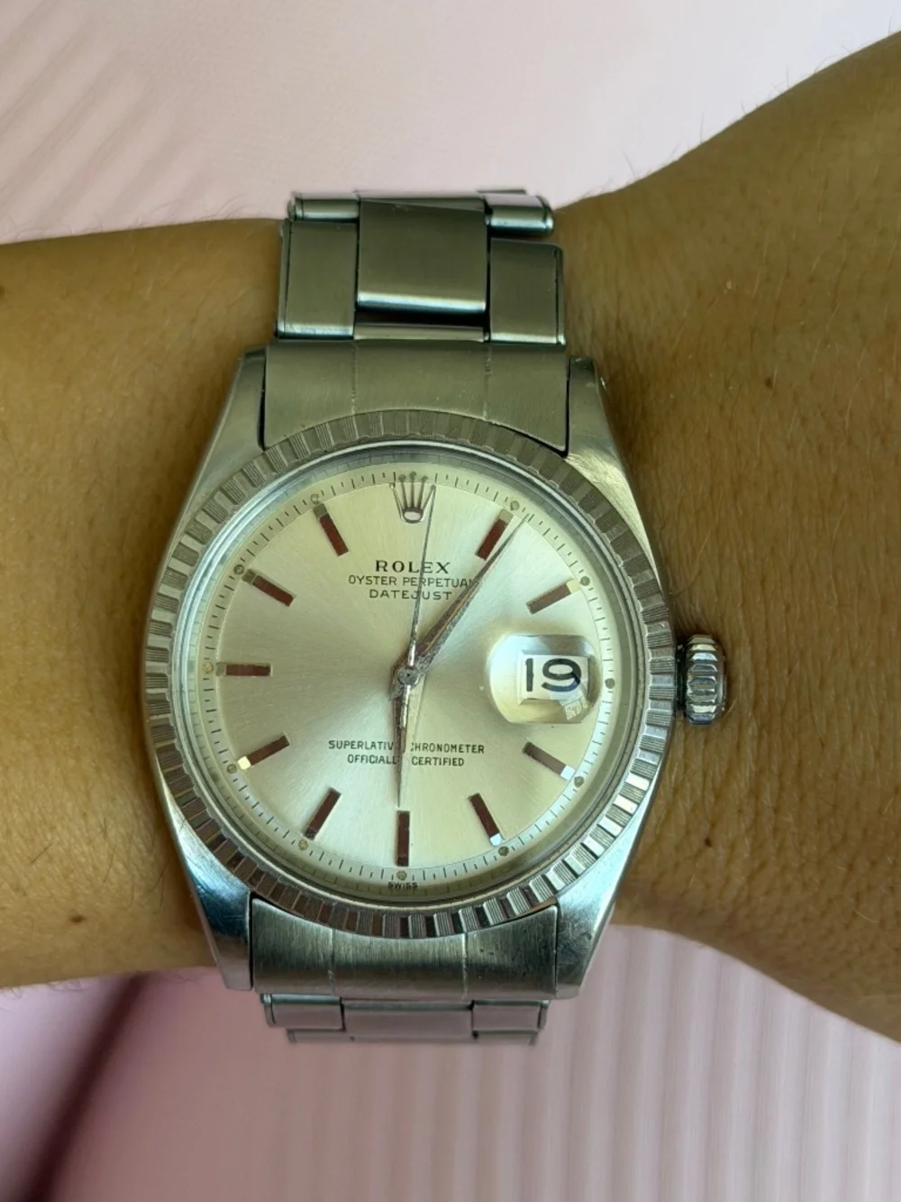 Vintage Rolex Datejust 36 Stainless Steel & 18k White Gold (Ref. 1601)